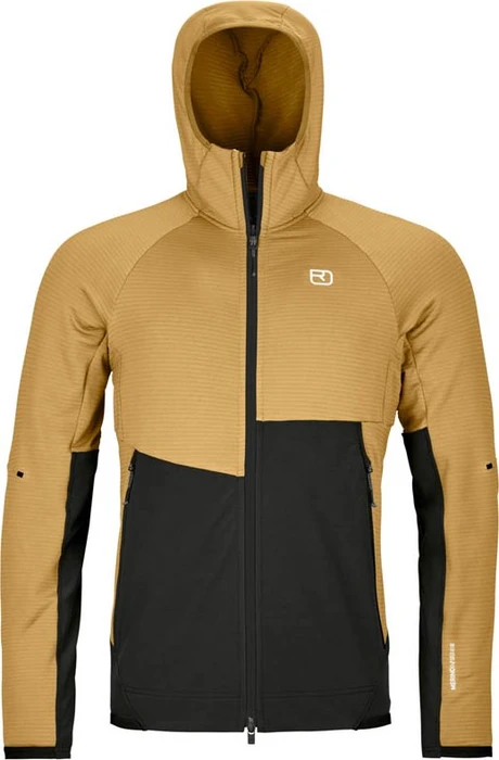 Ortovox Fleece Rib Hoody Funktionsjacke wild cumin (Herren)