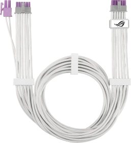 ASUS ROG Equalizer PCIe 5.1 600W 12V-2x6 GPU Power Cable, weiß, 75cm (90YE00BP-B0QA00)