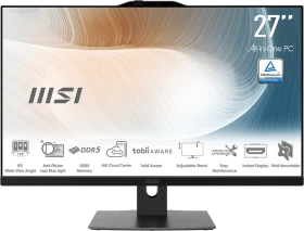MSI Modern AM272P 1M-1293XEU, schwarz, Core 5 120U, 16GB RAM, 512GB SSD