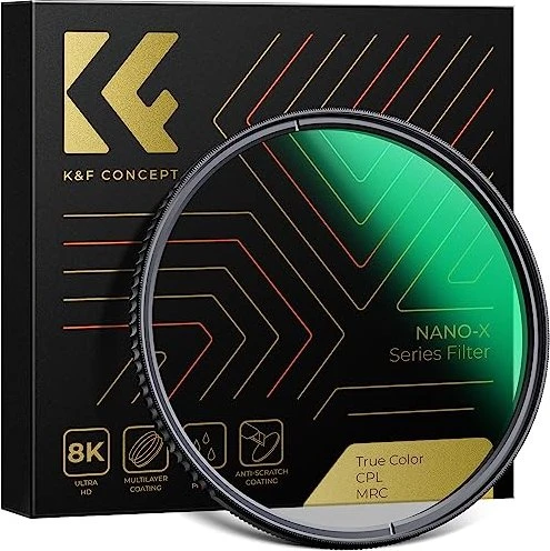 K&F Concept Nano-X CPL True Color Filter 62mm