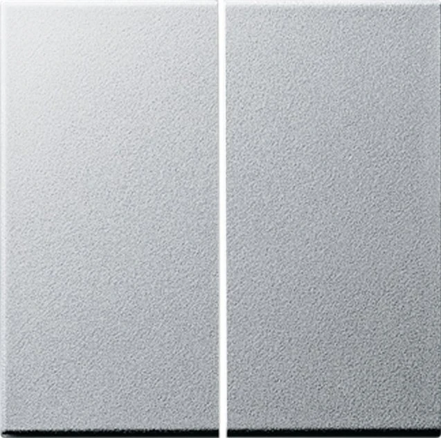 Gira System 55 Wippe 2fach für Tastschalter, Farbe Alu