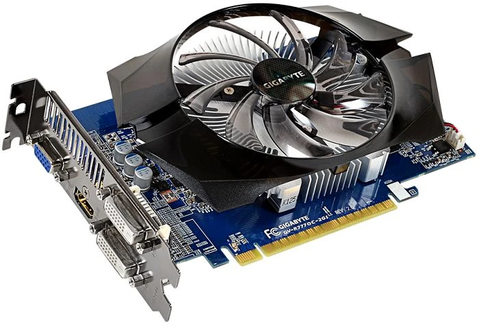 GIGABYTE Radeon HD 7770 GHz Edition OC, 2GB GDDR5, VGA, 2x DVI, HDMI