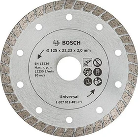 Bosch DIY Turbo Diamanttrennscheibe, 125x2x22.23mm, 1 Stück