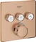 Grohe Grohtherm SmartControl Thermostat mit 3 Ventilen warm sunset gebürstet Vorschaubild