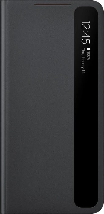 Samsung Clear View Cover für Galaxy S21+ schwarz
