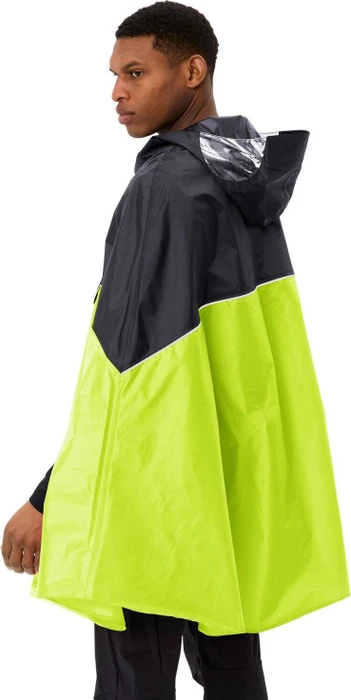 Vaude Covero II Poncho neon yellow/black