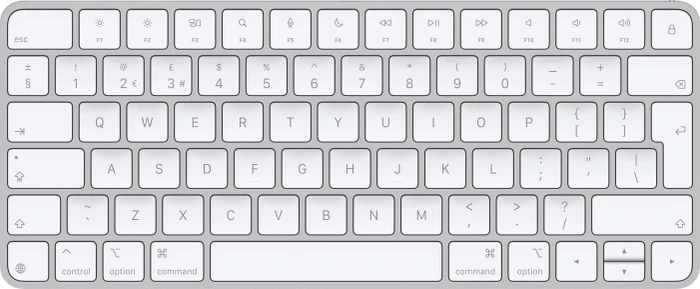 Apple Magic Keyboard (USB-C), weiß/silber, USB/Bluetooth, UK