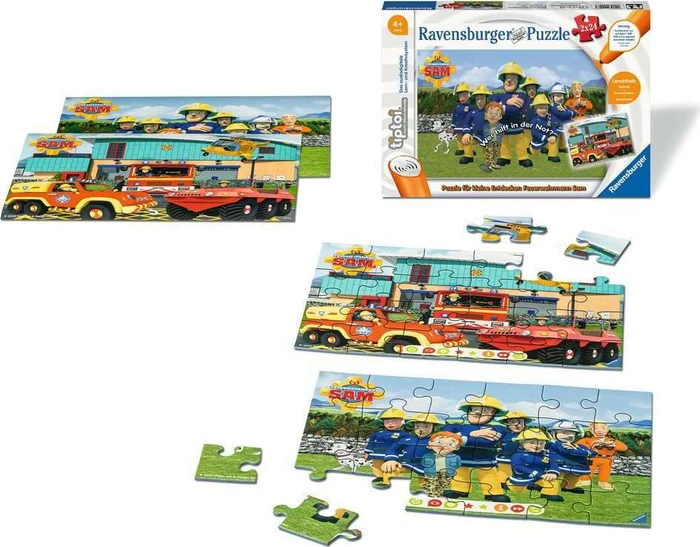 Ravensburger tiptoi Puzzle: Puzzle für kleine Entdecker: Feuerwehrmann Sam