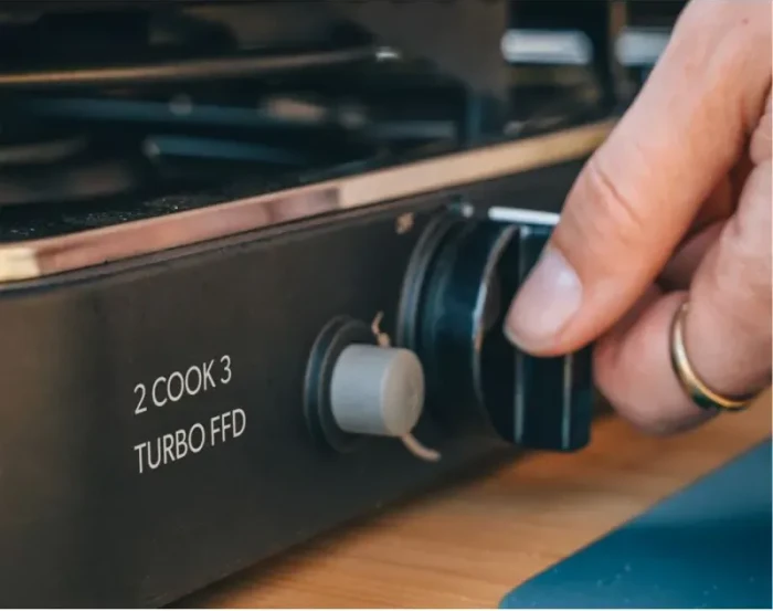 Cadac 2-Cook 3 Turbo Deluxe 50mbar Gaskocher schwarz