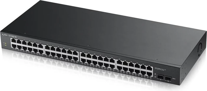 Zyxel GS1900 Rackmount Gigabit Smart Switch, 48x RJ-45, 2x SFP