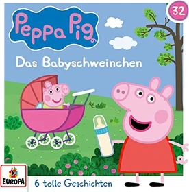 Peppa Pig CD 32 - Das Babyschweinchen (und 5 weitere Geschichten)