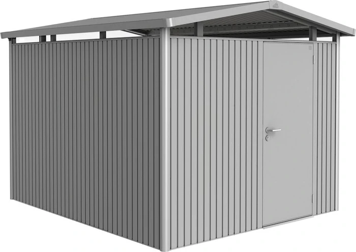 Biohort Panorama P5 Gerätehaus silber-metallic
