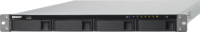 QNAP Turbo Station TS-463U-RP, 4GB RAM, 1x SFP+ 10Gb/s, 4x RJ-45 1000Base-T, 1HE