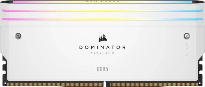 Corsair Dominator Titanium RGB weiß UDIMM 48GB Kit, DDR5-6000, CL30-36-36-76