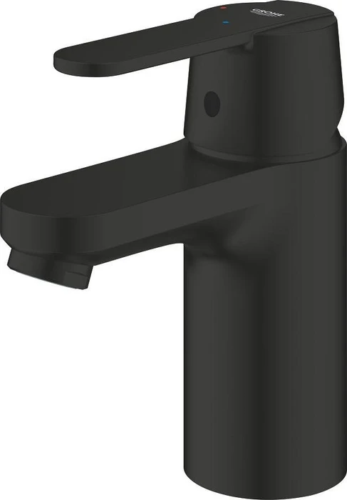 Grohe Get Einhebel-Waschtischarmatur Größe S mit Push-open Ablaufgarnitur engeriesparend matt black