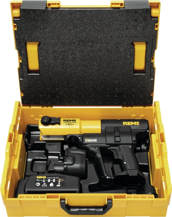 REMS Akku-Radialpresse inkl. L-Boxx + Akku 5.0Ah