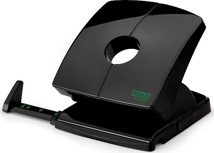 Novus B 230 re+new nachhaltiger Bürolocher, schwarz