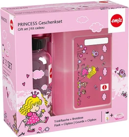 Emsa Prinzessin Brotdose & Kindertrinkflasche Geschenk-Set, 2-tlg.