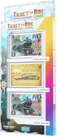 Gamegenic Ticket to Ride Europe Art Sleeves, 168 Stück