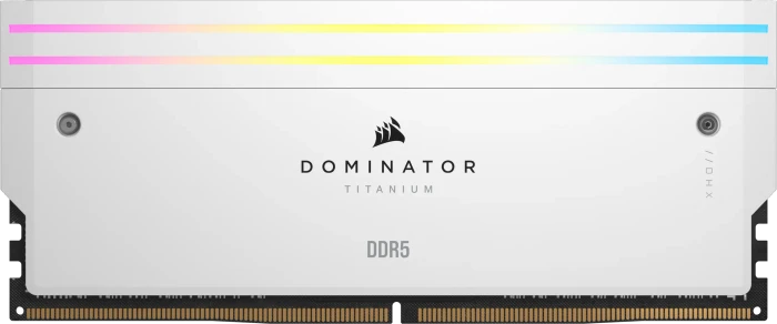 Corsair Dominator Titanium RGB weiß UDIMM 48GB Kit, DDR5-6000, CL30-36-36-76