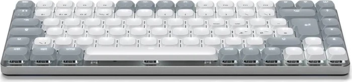 Satechi SM1 Slim Mechanical Backlit BT Keyboard, Light, weiß/grau, low-profile BROWN Switches, USB/Bluetooth, ND