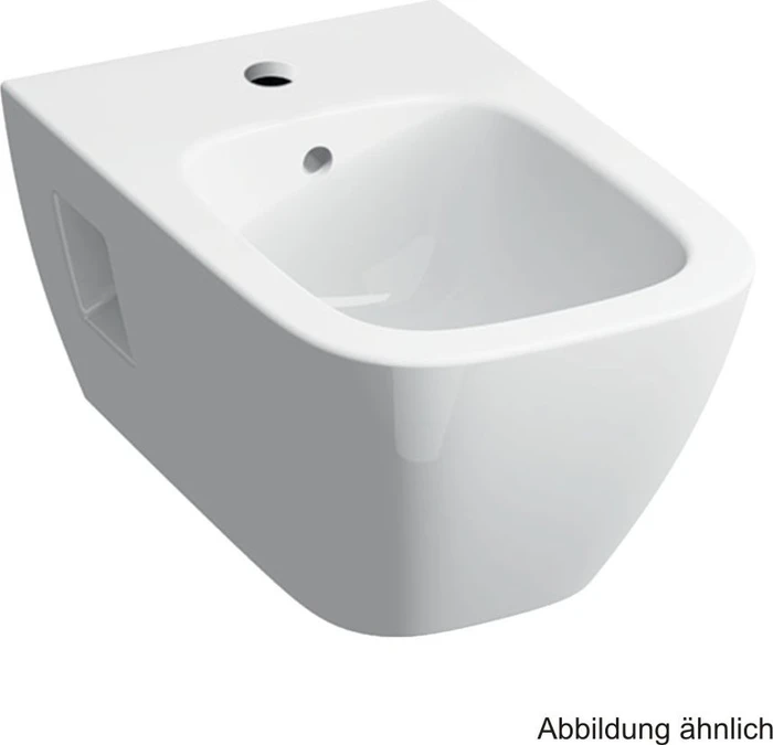 Geberit Renova Plan Wandbidet teilgeschlossene Form weiß