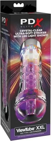 Pipedream PDX Elite ViewTube XXL LED Stroker