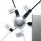 LABEL THE CABLE LTC Mini Tags Klett-Kabelbinder, weiß, 10er-Pack Vorschaubild