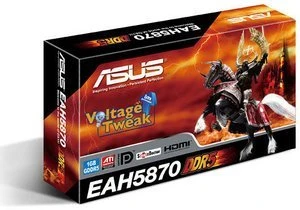 ASUS Radeon HD 5870, EAH5870/G/2DIS/1GD5 DIRT 2, 1GB GDDR5, 2x DVI, HDMI, DP