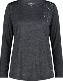 CMP Sweat Funktionsshirt langarm anthracite mel/ghiaccio (Damen)