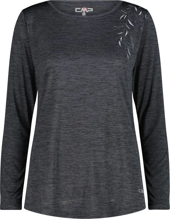 CMP Sweat Funktionsshirt langarm anthracite mel/ghiaccio (Damen)