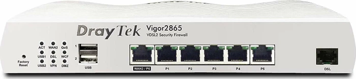 DrayTek Vigor2866-B Gigabit Router, 6x RJ-45