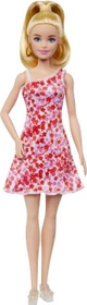 Mattel Barbie - Fashionistas Barbie mit blondem Pferdeschwanz und Blumenkleid