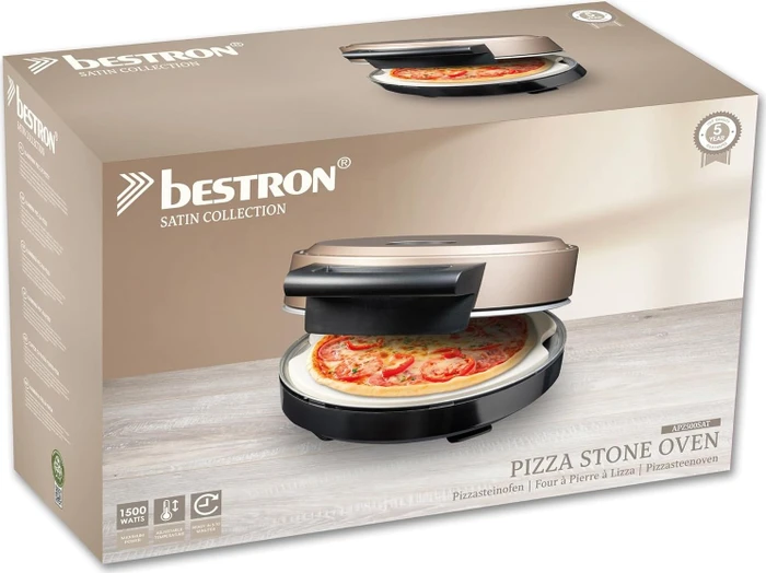 Bestron APZ500SAT Pizza Maker satin collection