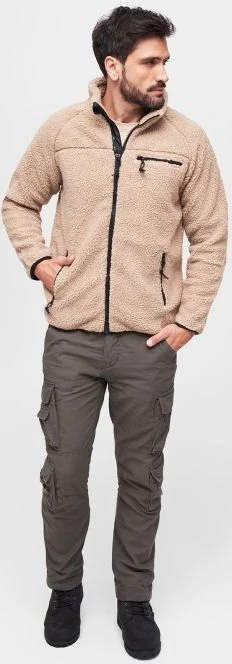 Brandit Teddyfleece Jacke camel (Herren) (5021-70) – Bild 2 von 5
