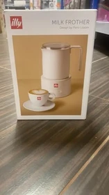illy elektrischer Milchaufschäumer weiß