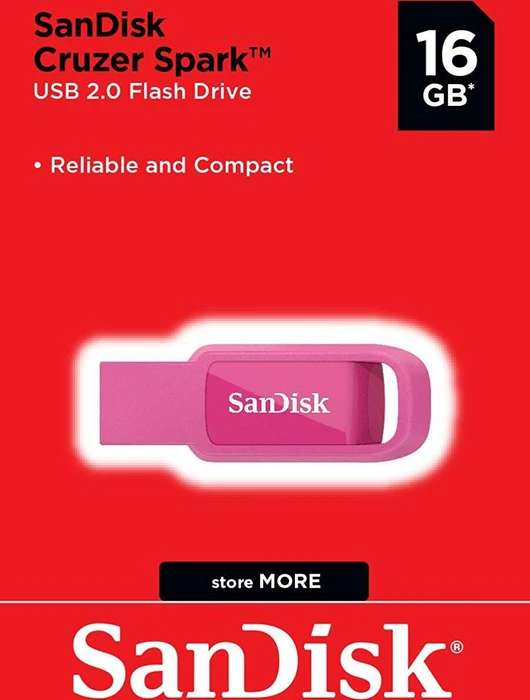 SanDisk Cruzer Spark 16GB Pink, USB-A, USB 2.0