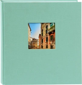 Goldbuch Buch Fotoalbum Bella Vista 25x25 weiße Seiten grün