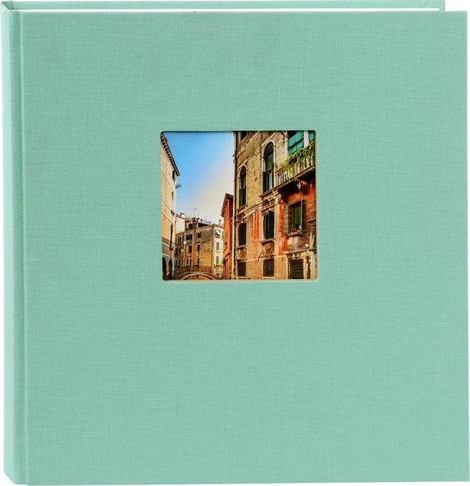 Goldbuch Buch Fotoalbum Bella Vista 25x25 weiße Seiten grün