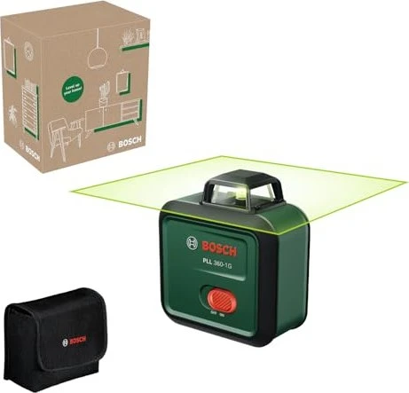 Bosch DIY PLL 360-1G Basic Akku-Linienlaser inkl. Tasche + Akku 2.0Ah