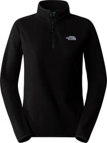 The North Face 100 Glacier Fleece 1/4 Zip Funktionsshirt langarm tnf black/npf (Damen)