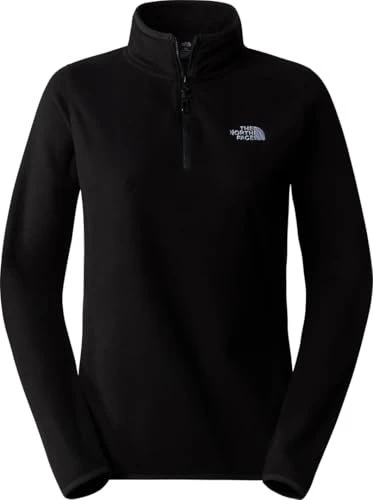 The North Face 100 Glacier Fleece 1/4 Zip Funktionsshirt langarm tnf black/npf (Damen)