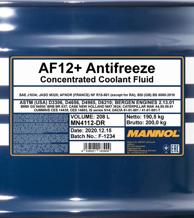 Mannol AF12+ 208l