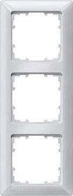 Siemens DELTA line Rahmen 3-Fach, 222x80mm, aluminiummetallic