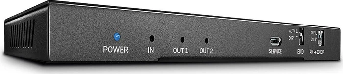 Lindy 2 Port HDMI 18G Splitter mit Audio & Downscaling
