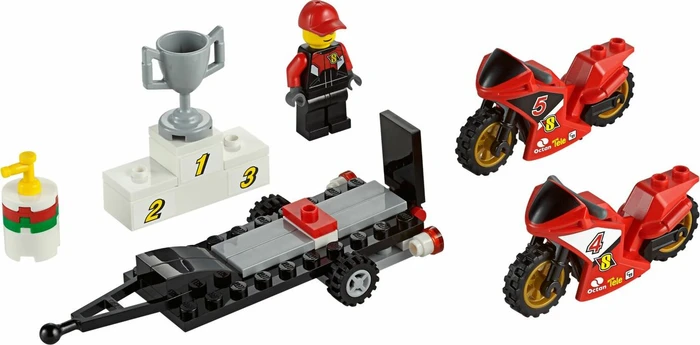 LEGO City Starke Fahrzeuge - Rennmotorrad-Transporter