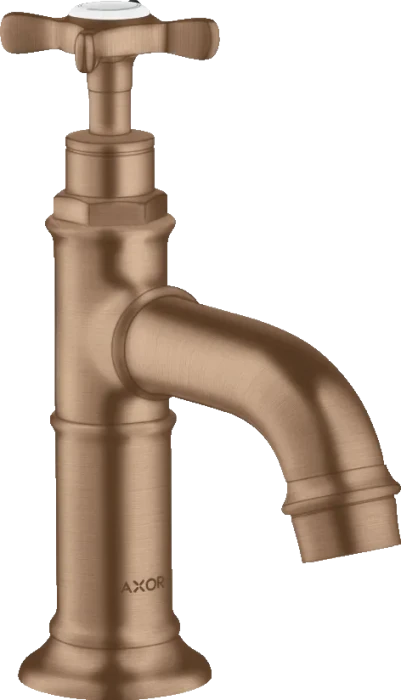 Hansgrohe Axor Montreux Standventil 50 mit Kreuzgriff ohne Ablaufgarnitur brushed red gold