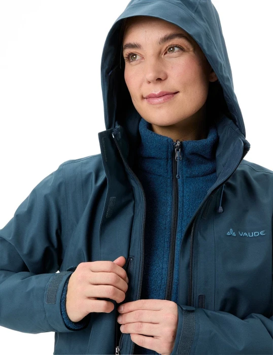 Vaude Idris 3in1 IV Funktionsmantel dark sea (Damen)