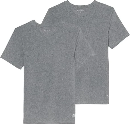 Marc O'Polo Essential Crew Neck 2er-Pack T-Shirt kurzarm grau (Herren)