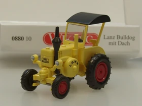 Wiking Lanz Bulldog mit Dach gelb